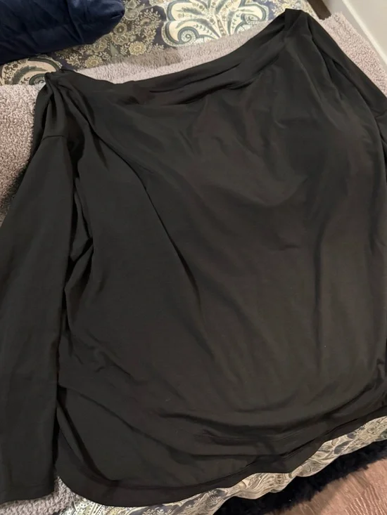 NWT Halara Black One Shoulder Yoga Top Size 2X - Picture 4 of 8